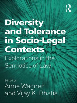 cover image of Diversity and Tolerance in Socio-Legal Contexts